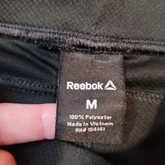 Reebok Black Athletic Joggers Size Medium - Picture 8 of 9